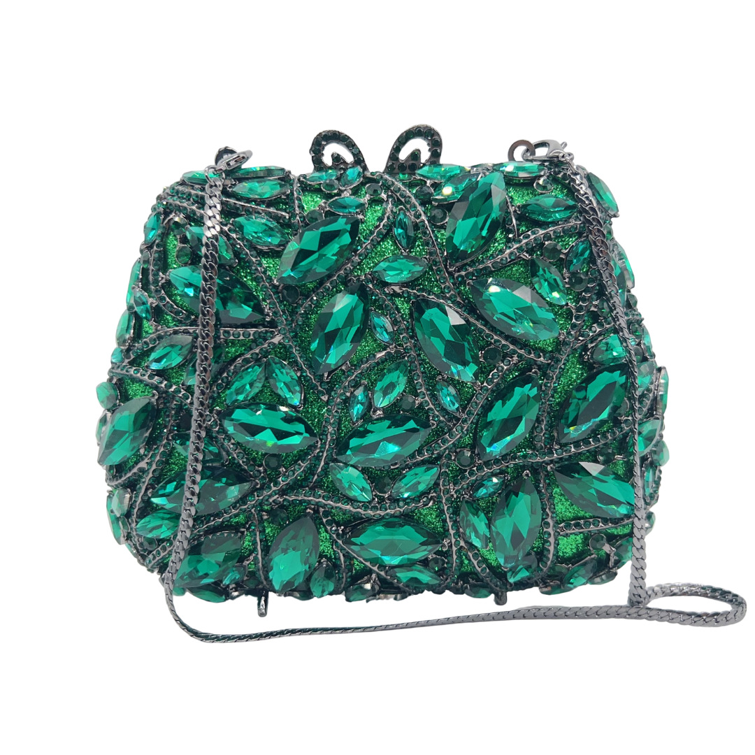 Stone Purse – Cross-Border New Design Woven Rhinestone-Encrusted Handheld Clutch, Hollowed-Out Diamond Evening Bag for Parties and Annual Events