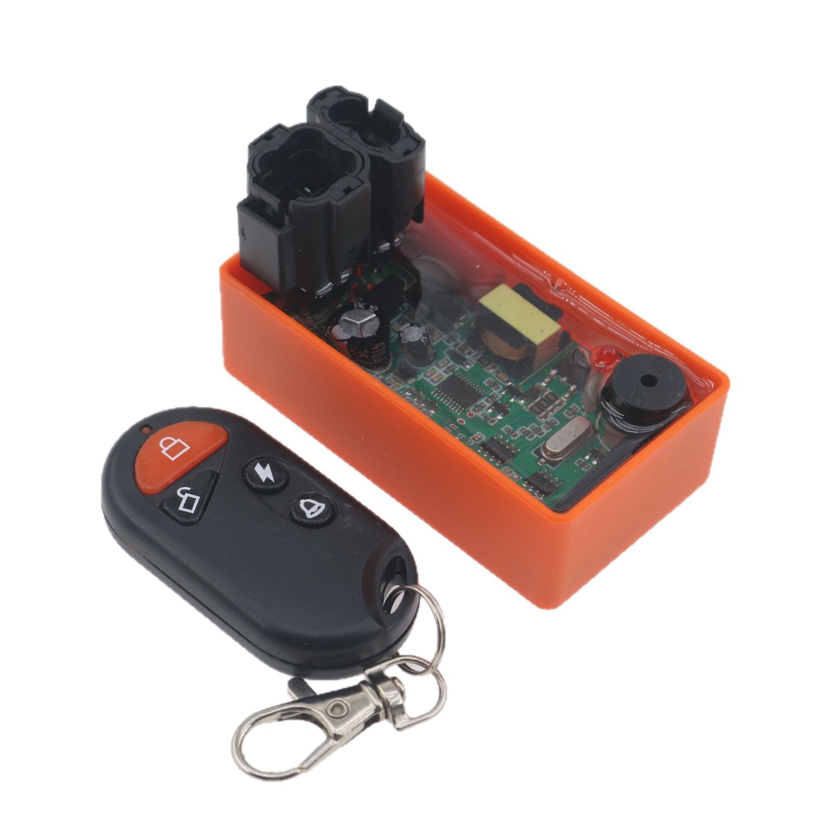 DIP-switch chip-type igniter CDI, transparent gel, DC modification, DC GY6 125, 150, ATV, with anti-theft feature