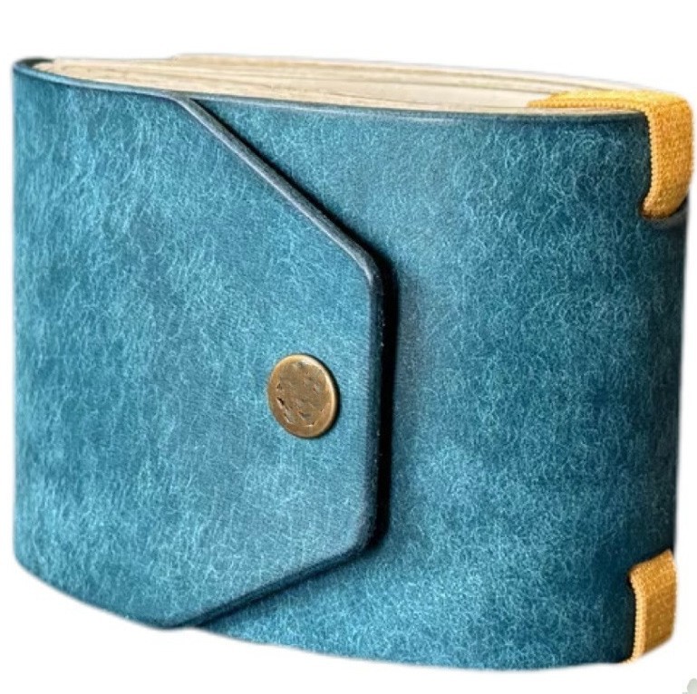 The Cash Wrap Wallet is a leather wallet that is designed to be wrapped in cash.