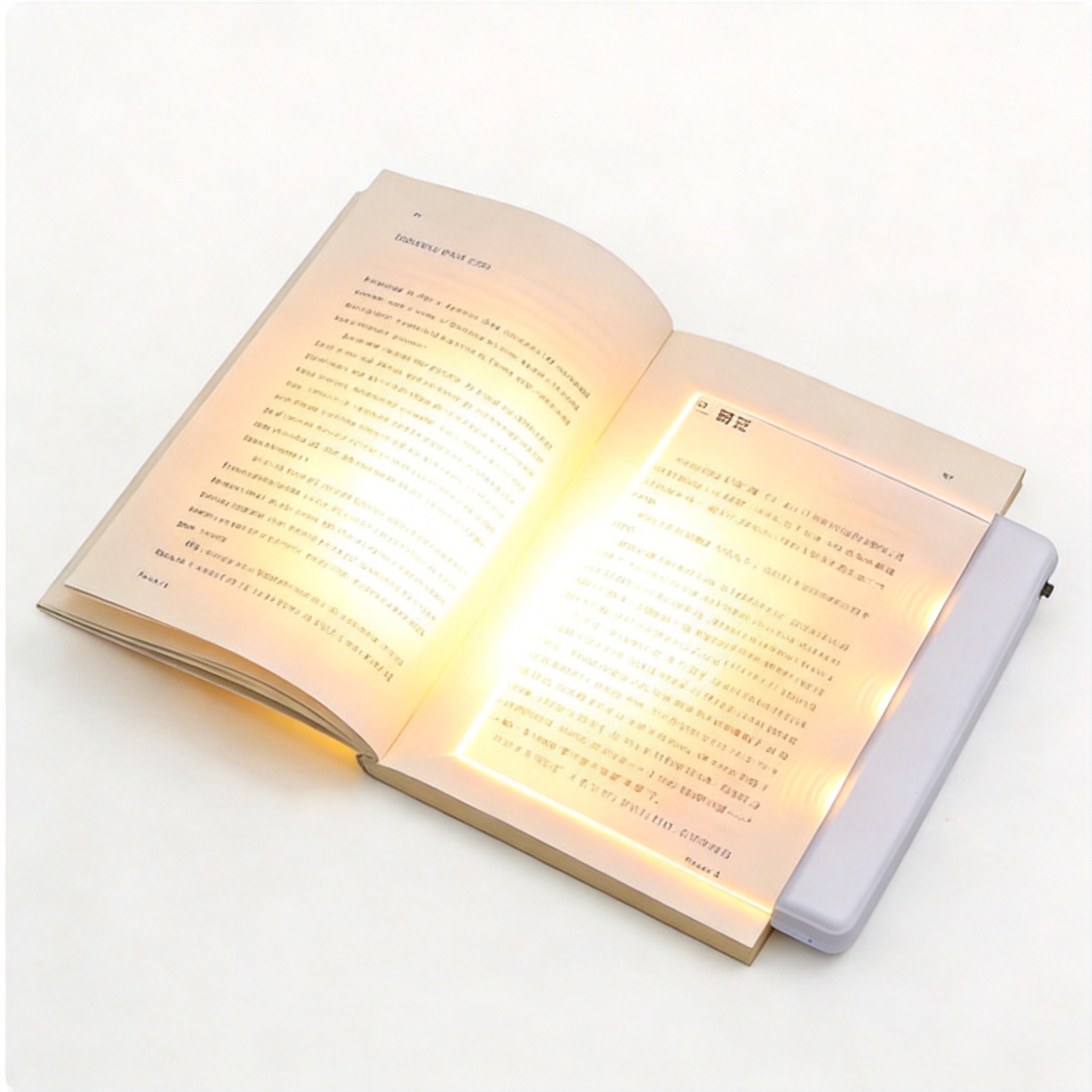 Household student LED flat-panel night-vision reading lamp—eye-friendly reading light, ideal for nighttime reading; soft, clamp-on book light for evening study.