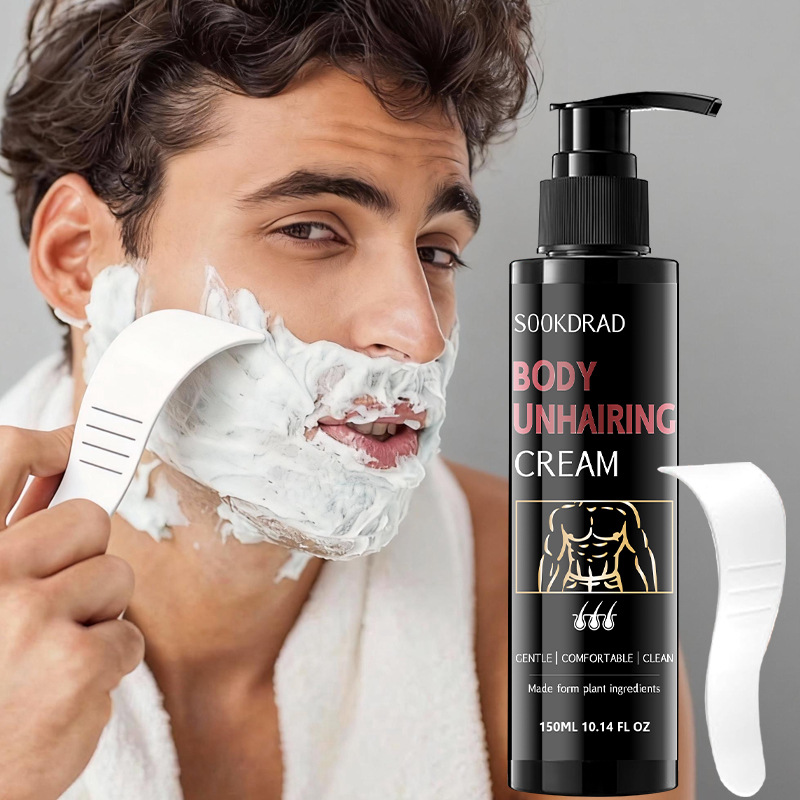 Cross-border body hair removal cream for armpits, underarms, and legs—gentle, non-irritating, moisturizing, suitable for men and women—TEMU, Amazon private label