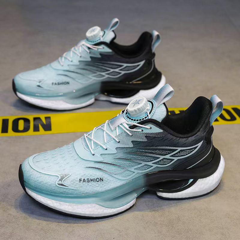 Men's sports shoes 2026 new winter shoes with swivel buttons running shoes shock absorbing casual shoes breathable men's shoes casual overalls