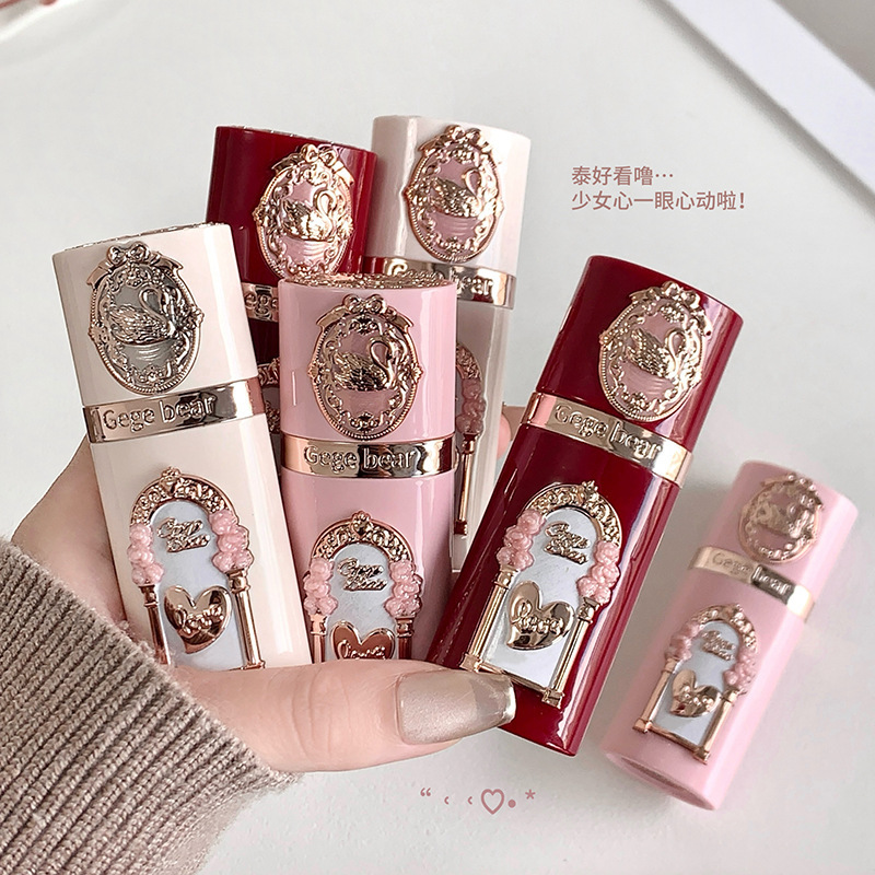 Gege bear swans garden rose red fluid low humidity and swelling shrinkage color natural nude atmosphere humidity