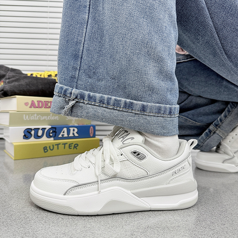 Ins-style trendy couple’s lightweight board shoes, niche casual ultra-soft sneakers, classic versatile white shoes, men’s shoes, new Chinese style