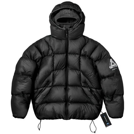 Foreign‑trade cotton jacket, autumn/winter casual sporty waterproof cotton coat, hooded windproof warm outerwear, men’s trendy brand jacket.