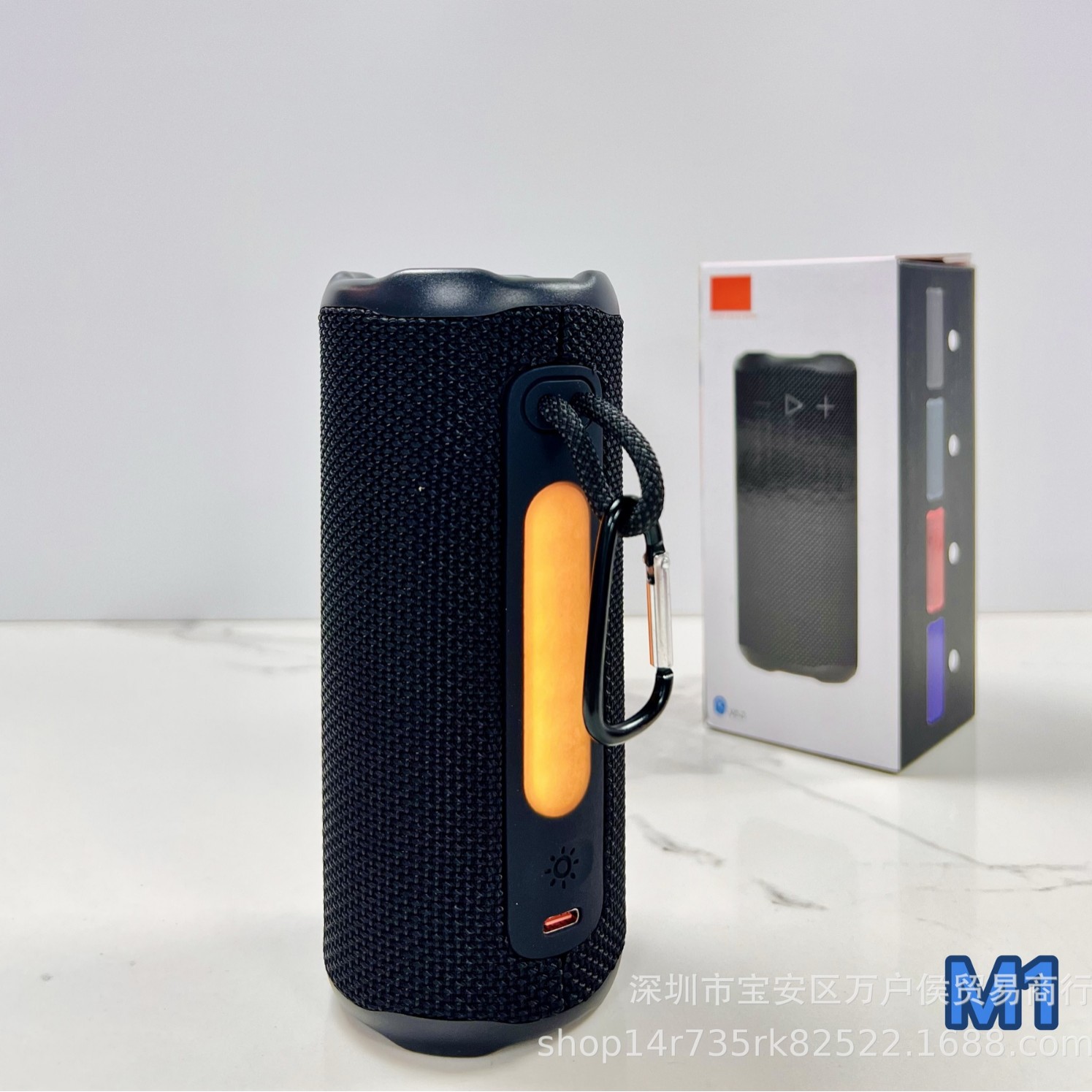 JB.L Grip/M1 Bluetooth speaker portable plug-in bass gun outdoors small audio for riding and mountain climbing