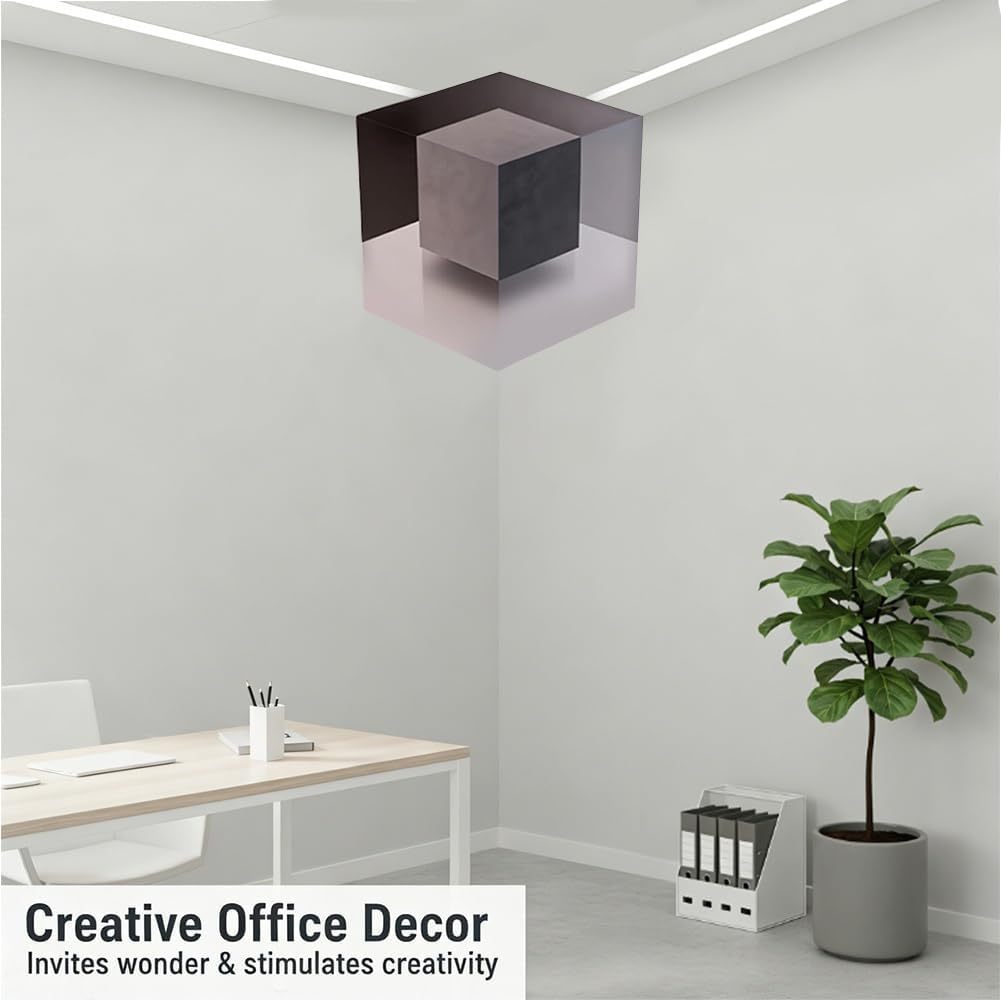 现货3D Wall Art Optical Illusion Corner Wall Decal错觉角墙贴