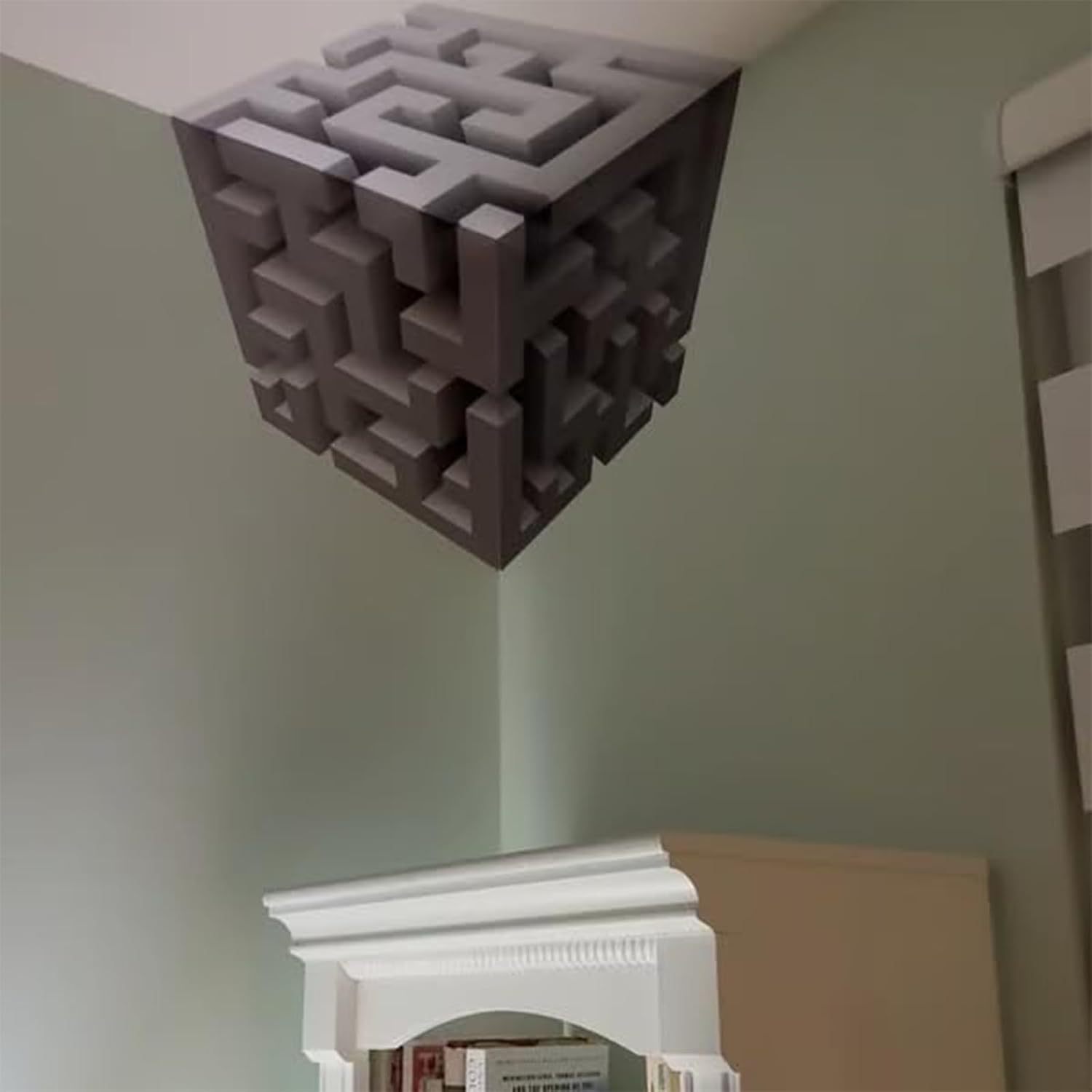 Cross-border new product: innovative, popular Impossible Corners Wall Art—irregular optical illusion wall stickers.