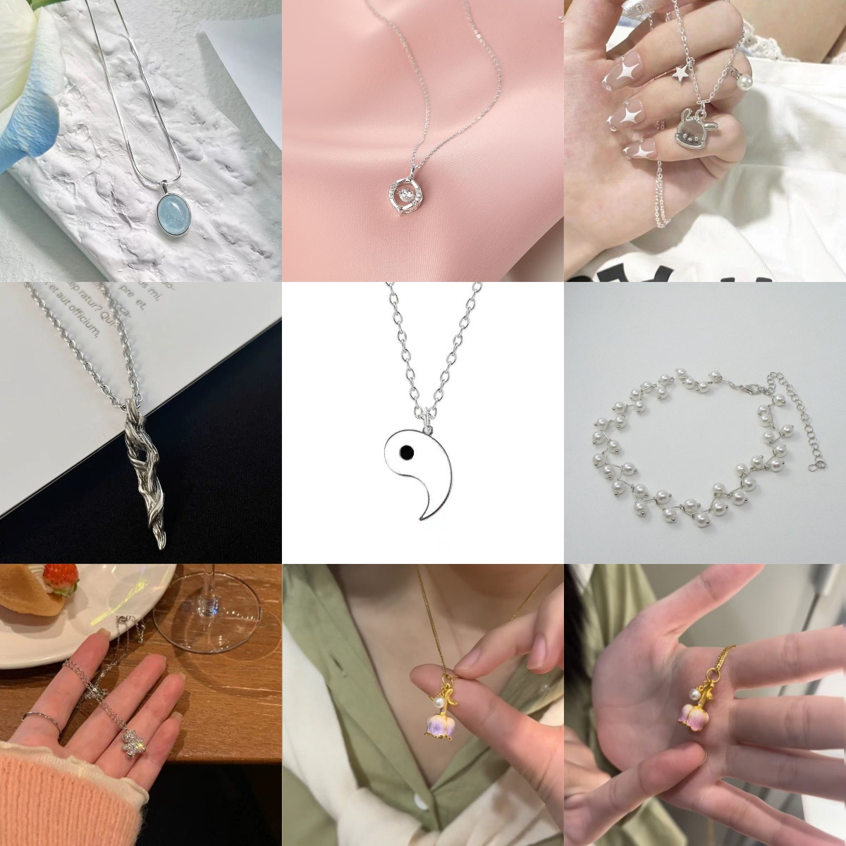 French‑Style Vintage Camellia Pearl Necklace for Women, Niche Designer High‑End Clavicle Chain, Fashionable Elegant All‑Match Neckpiece