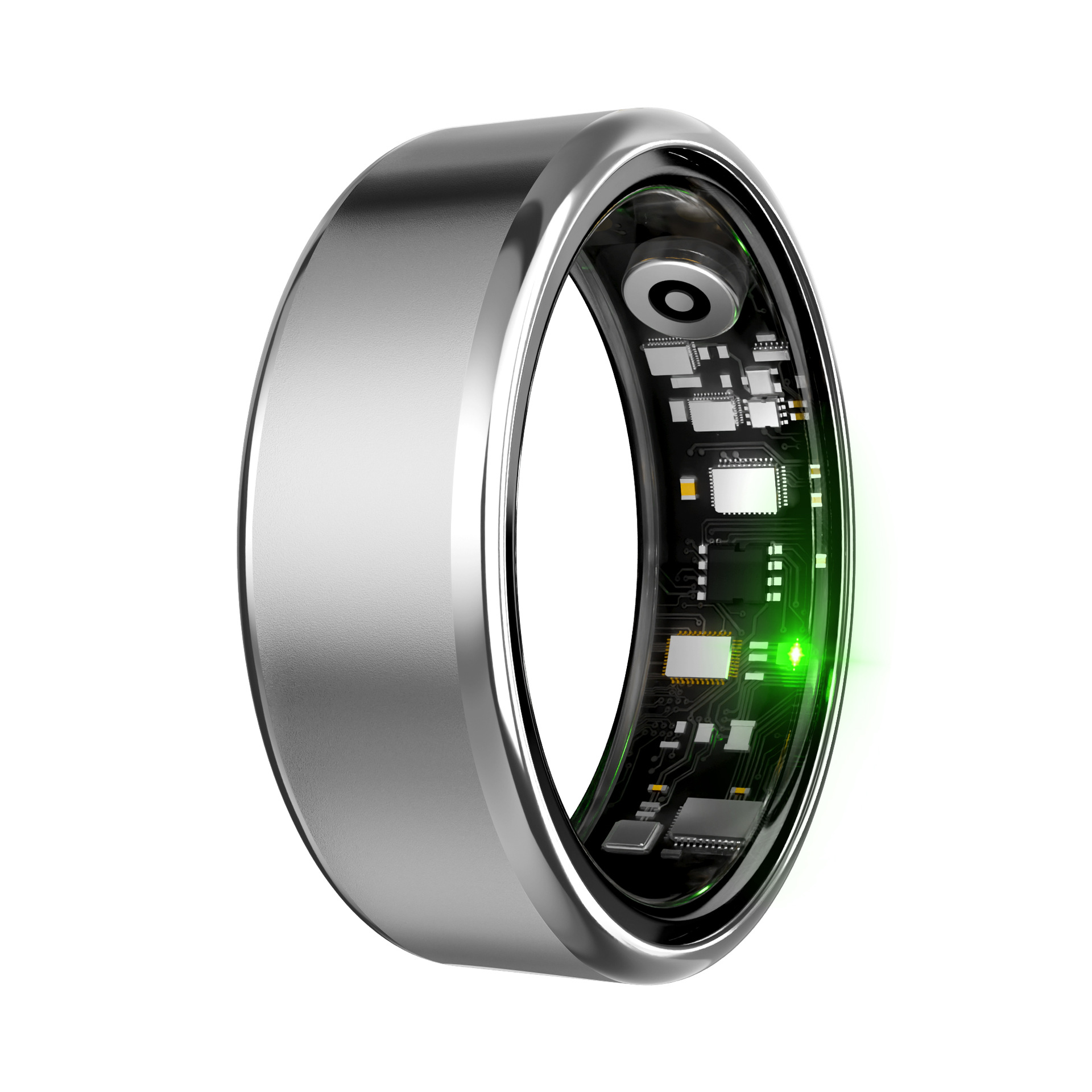 DaRing Black Technology Smart Ring: Health Monitoring, Heart Rate, Sleep Tracking, Step Counting, Waterproof, Couple’s Stainless Steel Ring