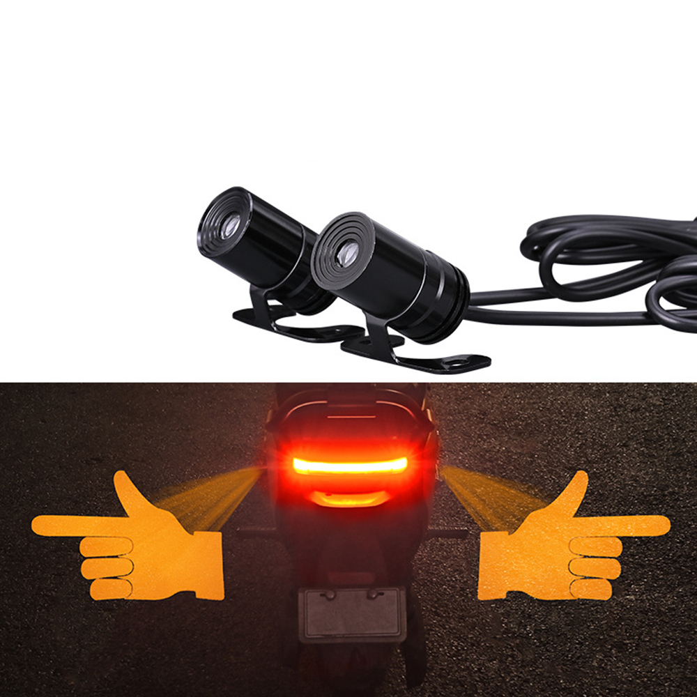 [Source Factory] Motorcycle Projection Turn Signal LED Ambient Turning Light Floor‑Light Gesture Light High‑Brightness Warning Light
