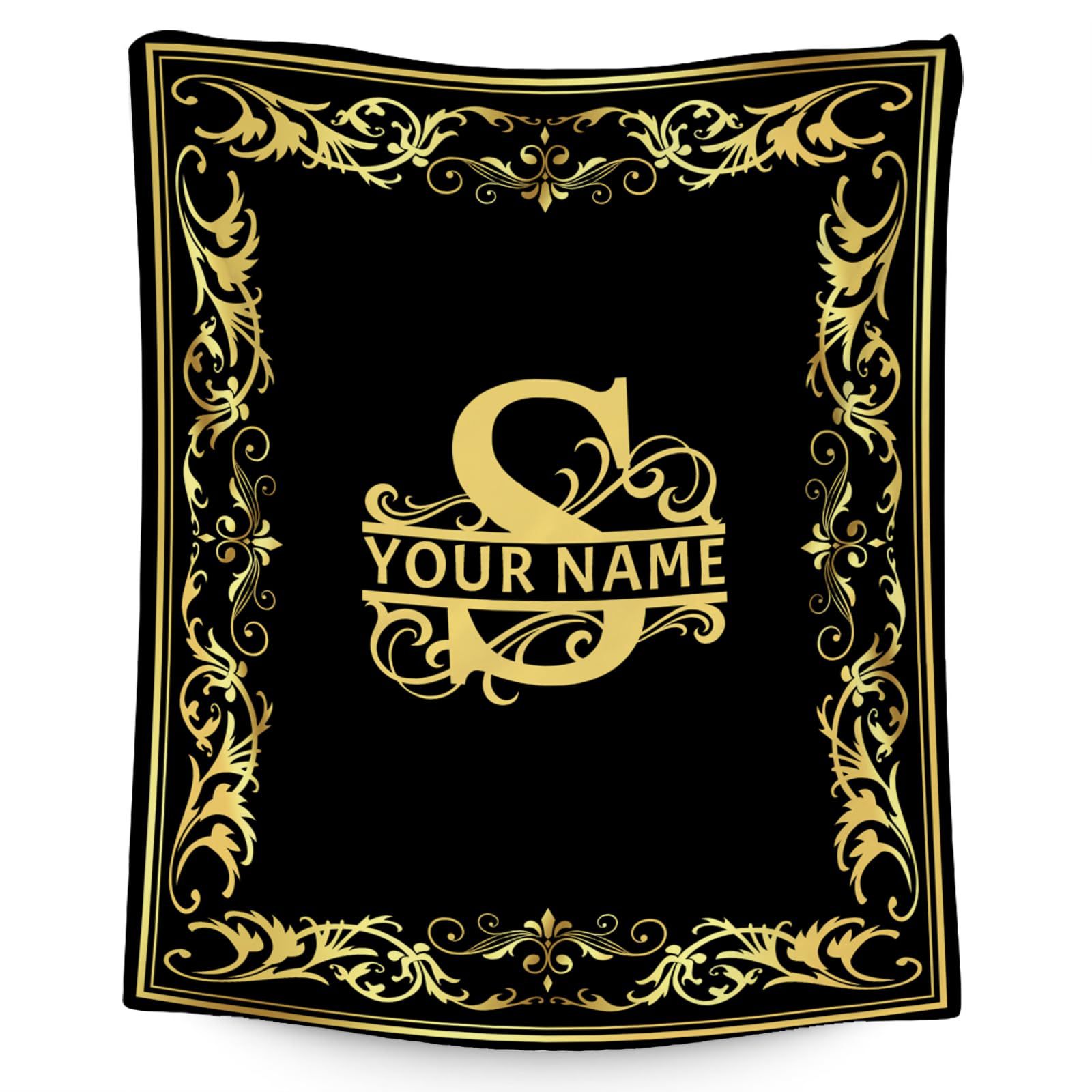 Cross-border Flannel Blanket with Personalized Name and Anniversary Design, Digital Printing, Comfortable and Soft—Amazon Foreign Trade