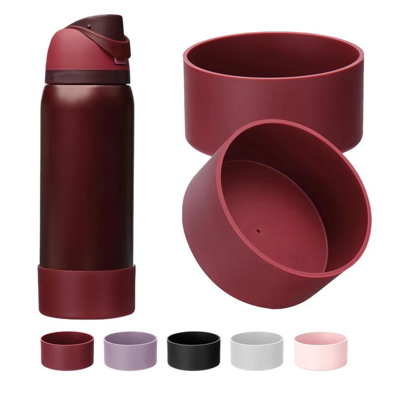 19/20oz, 24oz black cherry color Owala 24-ounce and 32-ounce protective base covers, Owala freeSip water bottle