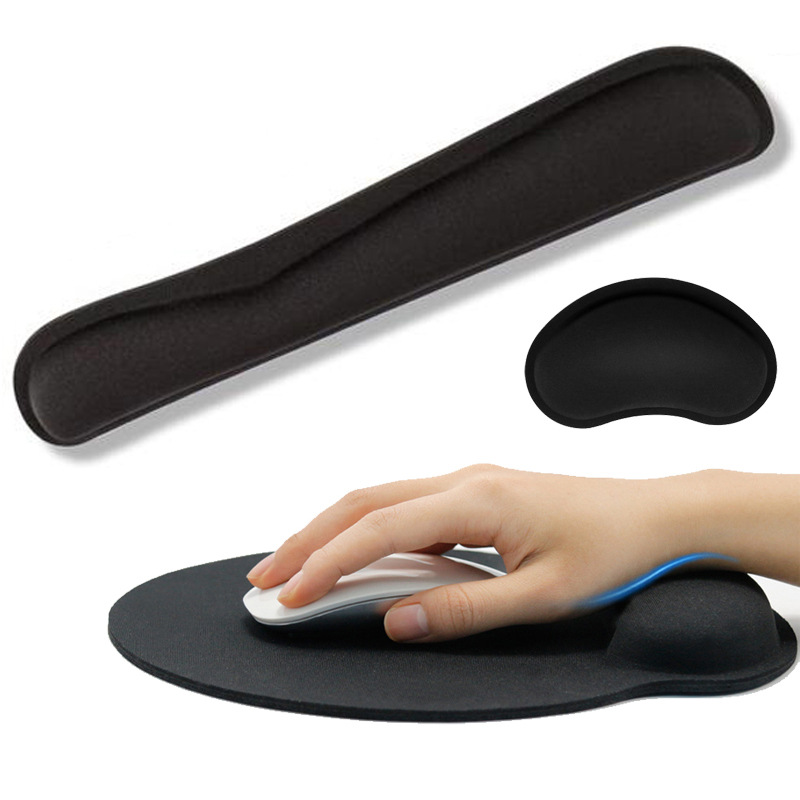 Factory‑direct keyboard wrist rest pad, keyboard wrist support cushion, memory foam wrist rest mouse pad, comfortable wrist support pad.