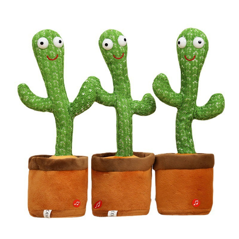 2023 new magic twist will speak cactus toys will dance cactus swaying will sing singing