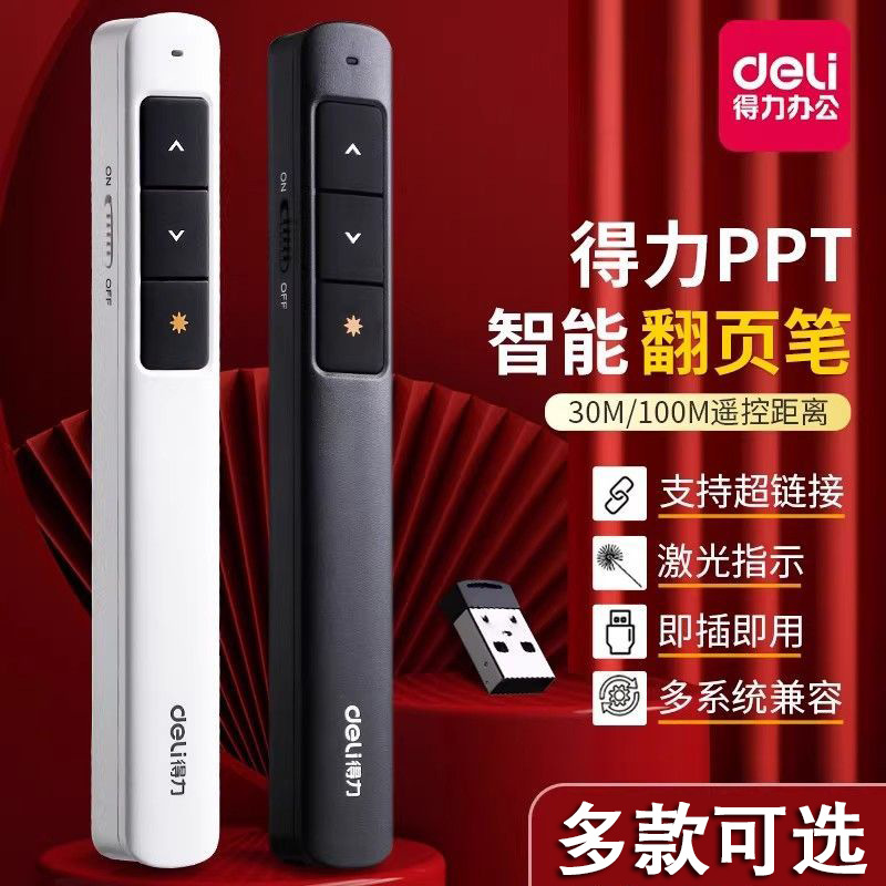 Powered laser flip pen projection pen teaching remote control multimedia control remote controlled laser pen
