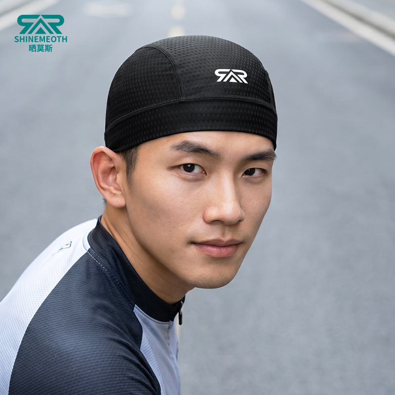 Shaimosi cycling sweat-absorbing inner liner, quick-drying and breathable mesh cap, unisex, for outdoor sports and motorcycle helmets, summer
