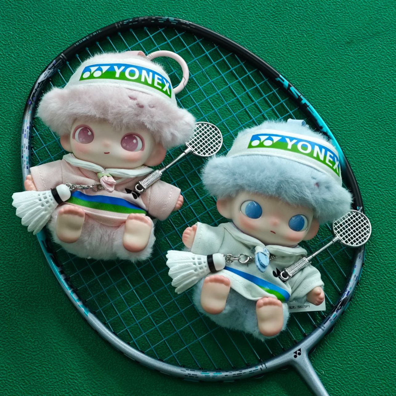 dimoo Newborn Diary Baby Clothes, Badminton Sports Set, Outfits for First, Second, Third Generations, 17cm Clothes, Baseball & Tennis Wear