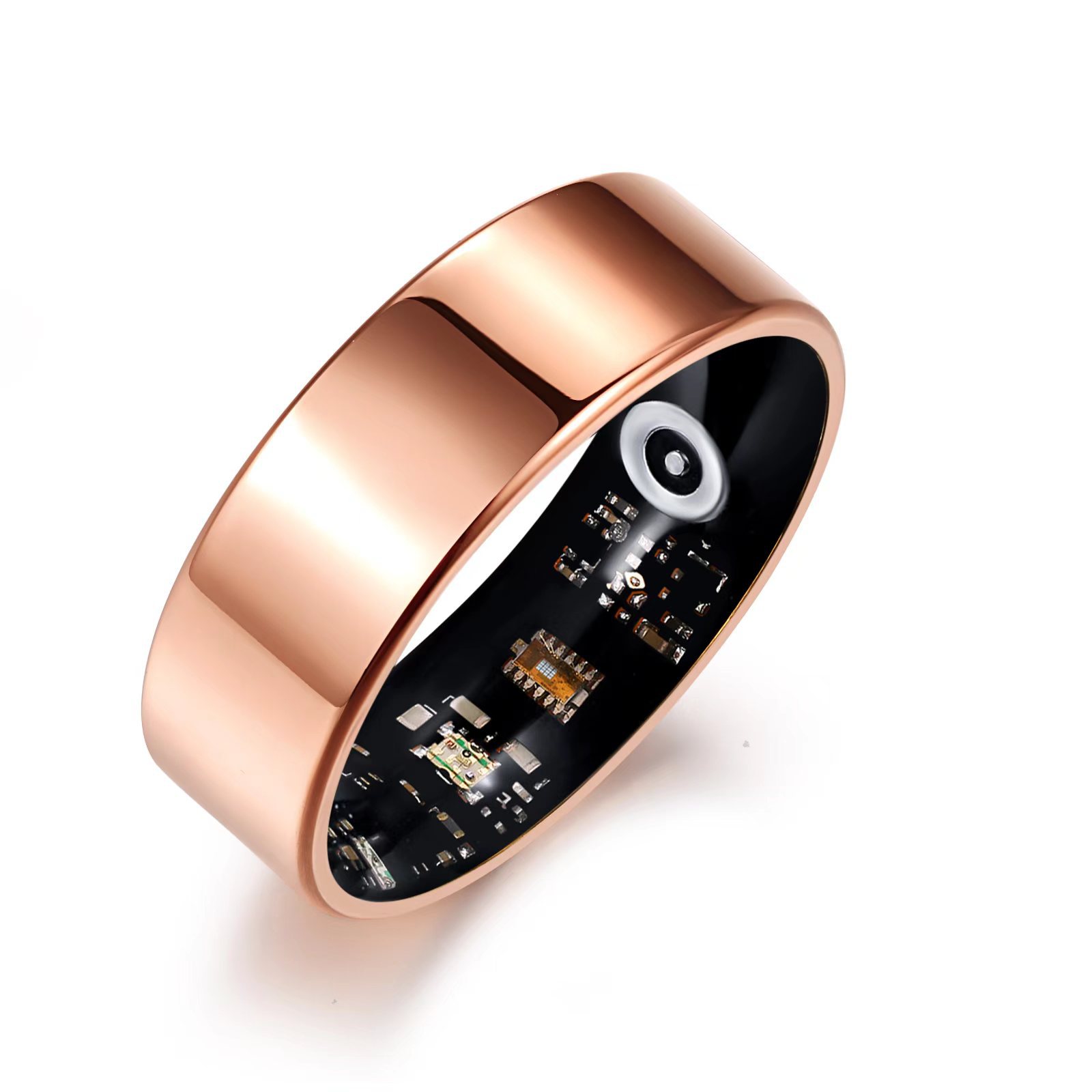 A new smart ring with a remote camera, a brush, a short video, a heart rate, blood oxygen, sleep monitoring, and a healthy bluetooth ring.