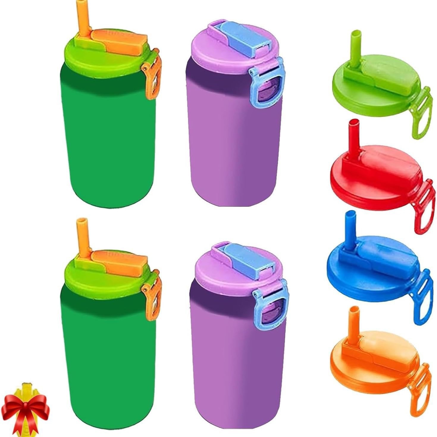 Straws Soda Can Covers Plastic crafted soda can covers