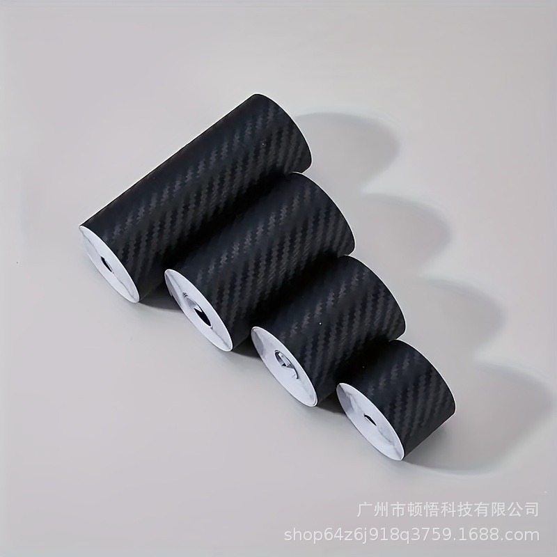 3D Carbon Fiber Car Sticker, Door Sill Protection Strip, Body Bumper Scratch‑Resistant Film, Waterproof and Sunproof, Supports DIY Customization