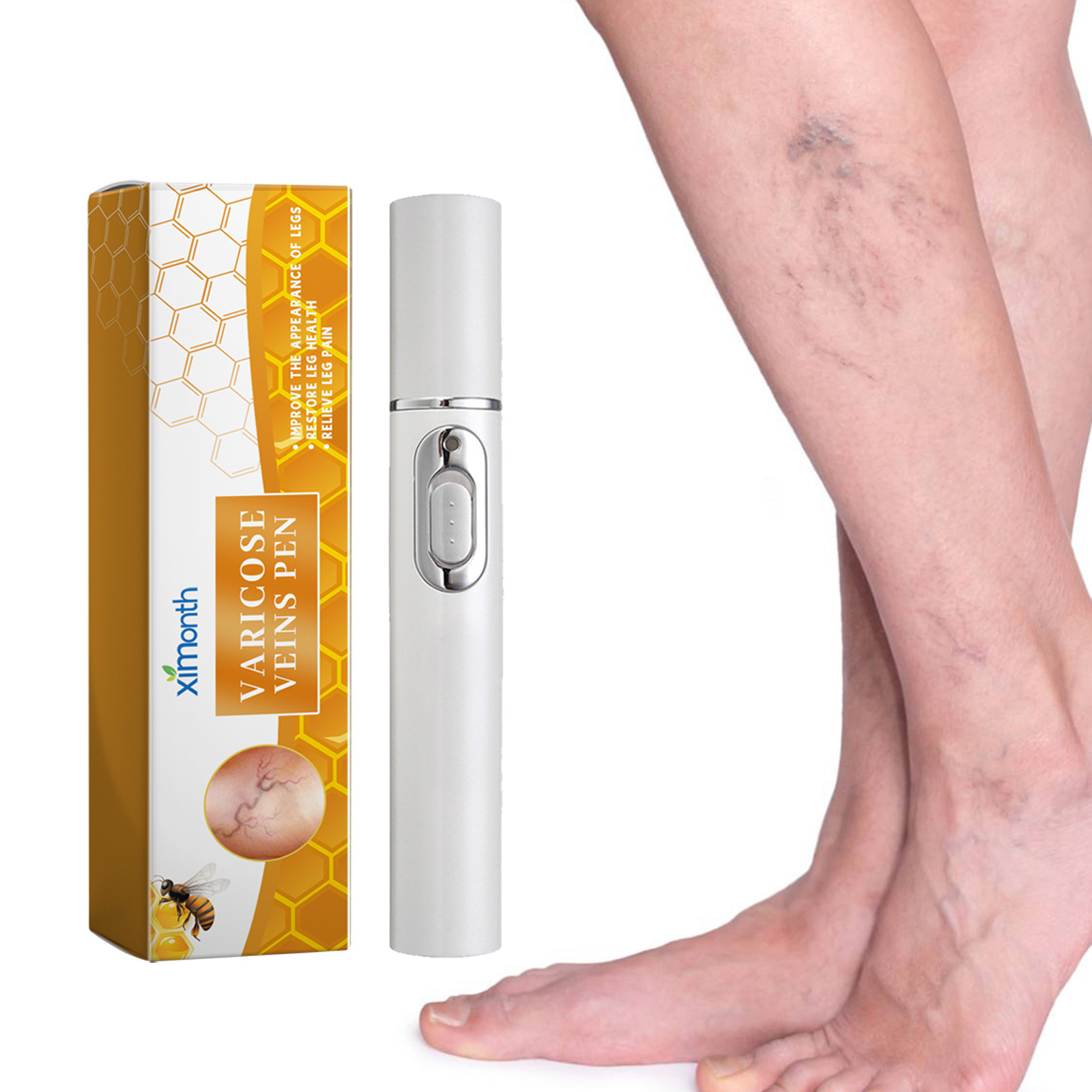Ximonth leg crayons for relief of leg protrusion discomfort for leg massage care body crayons