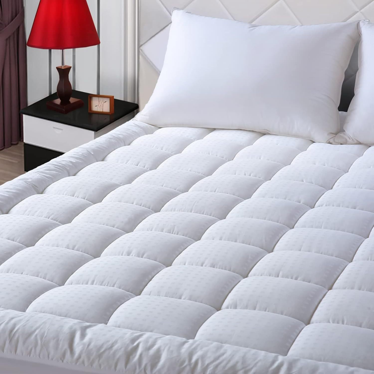 Amazon 2026 new model: thickened quilted mattress, protective mattress pad, soft mattress pad, non‑slip mattress—cross‑border TEMU