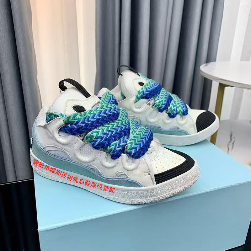 Foreign trade Cambodia Vietnam high heels and new styles of classic Rattan lace baggy shoes with thick soles and comfortable lace skateboards