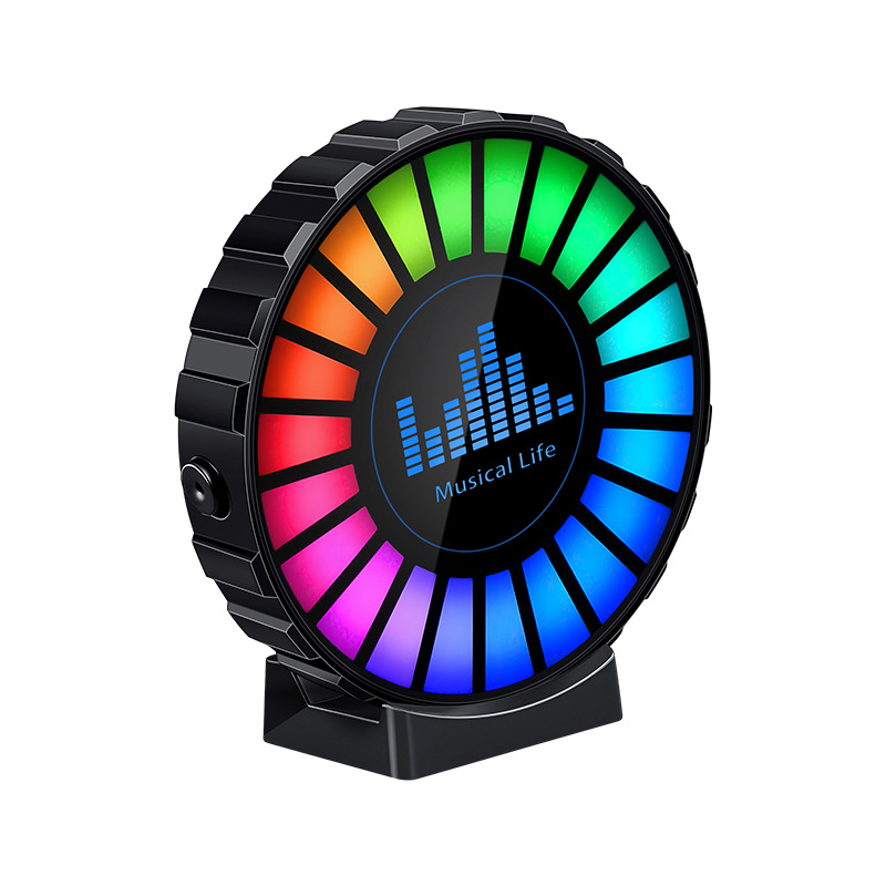 Electronic sports office desktop rhythm lights sound control RGB music lights car exhaust flap lights car LED mood lights