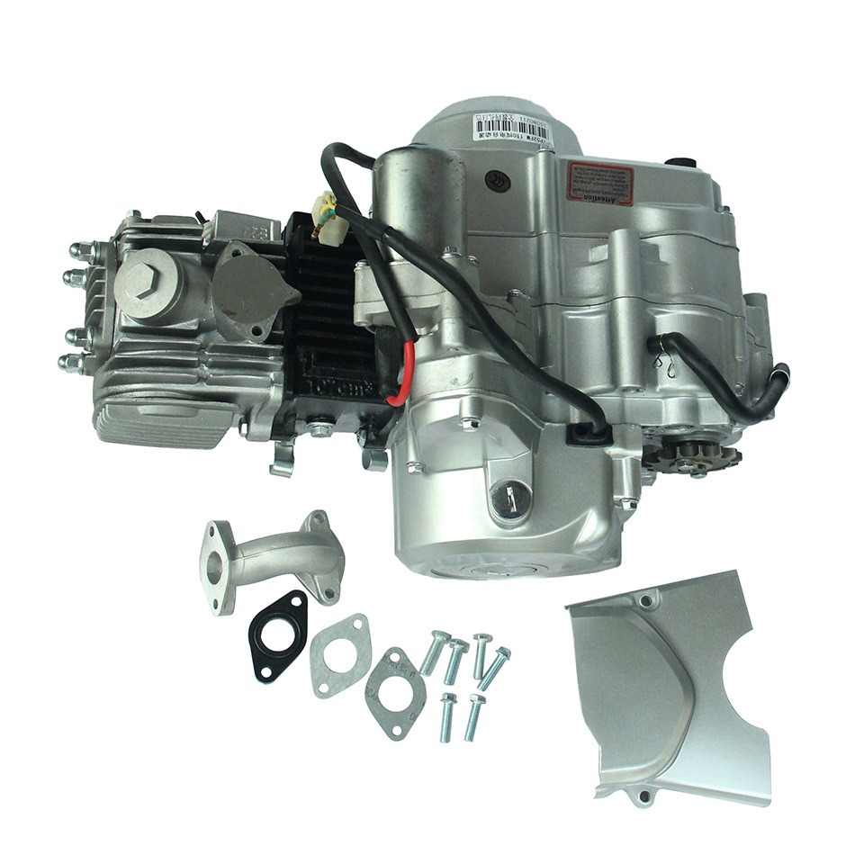 Horizontal 110CC/125CC Gasoline Engine for ATVs, Mini Bull Buggies, with Electric Start and Automatic Transmission—Off-Road Engine