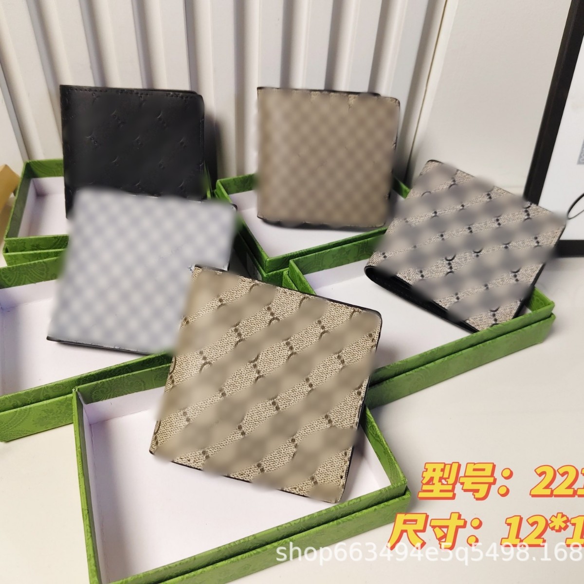2026 new style genuine leather coin purse—fashionable European and American vintage-pattern short wallet, G-brand genuine leather wallet, coin purse, and card holder.
