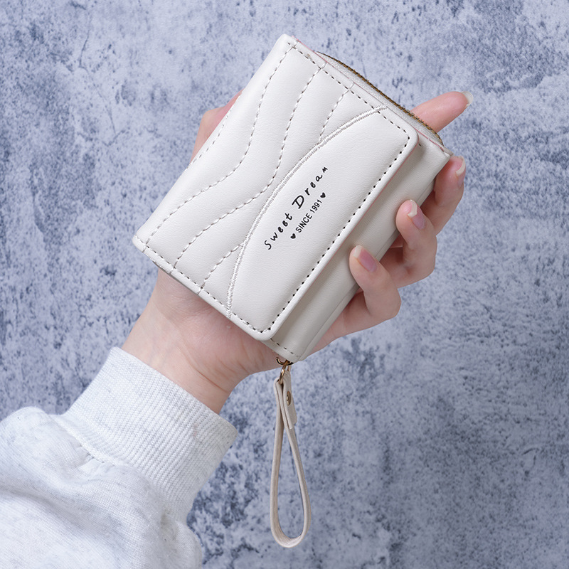 2026 new women's mini wallet PU leather chain card pack multi-card carrying handbag fashionable and simple bag
