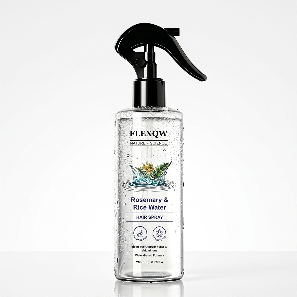 Rosemary Hair Fragrance Treatment Spray – Glossy, Moisturizing, Volumizing, and Nourishing Leave-In Hair Care Mist