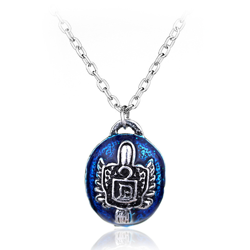 Film & TV The Vampire Diaries Necklace – Vampire Diaries Damon Couple Pendant Necklace