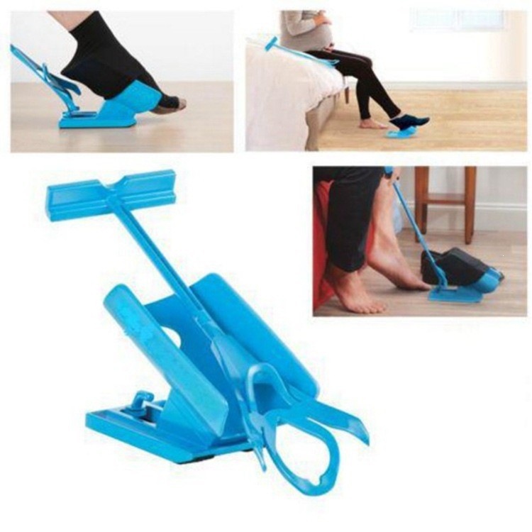 Cross-border Sock Slider – a magical tool for putting on socks, designed for lazy users, elderly and pregnant individuals to avoid bending over; an assistive device for easy sock wearing.
