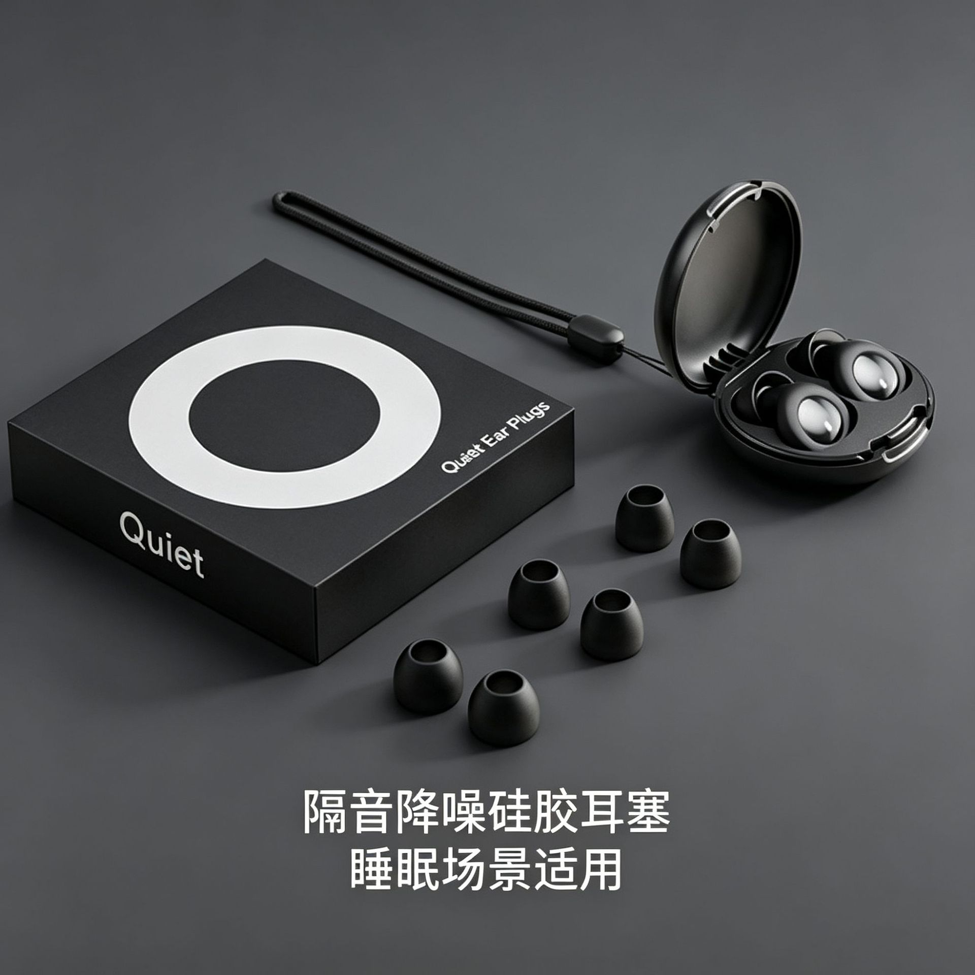 Cross-border earplugs with strong sound insulation soft rubber noise reduction earplugs for sleep soundproofing earplugs for cycling swimming waterproof earplugs