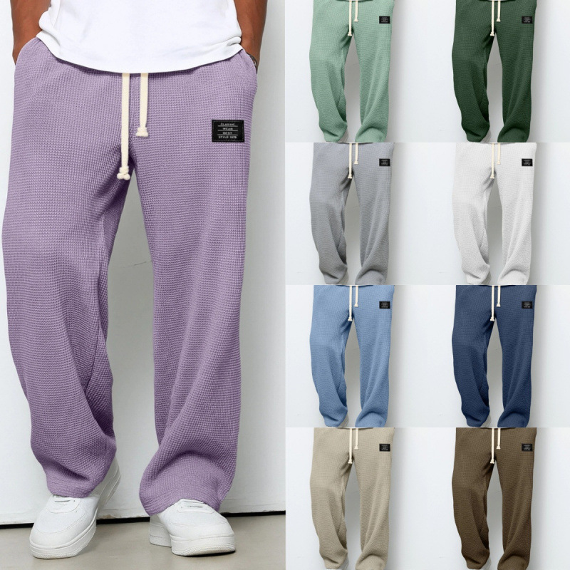 2026 TK men spring and fall loose-fitting vertical sliding sleeve fenders athletic and casual chairs Men joggers