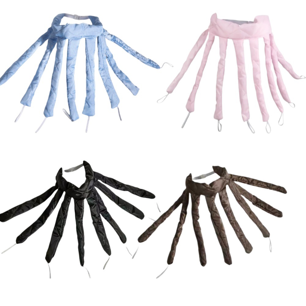 Lazy person’s wavy hair curler, hairband curling strip, sleep hair‑curling ring, magical octopus non‑heat sponge curler