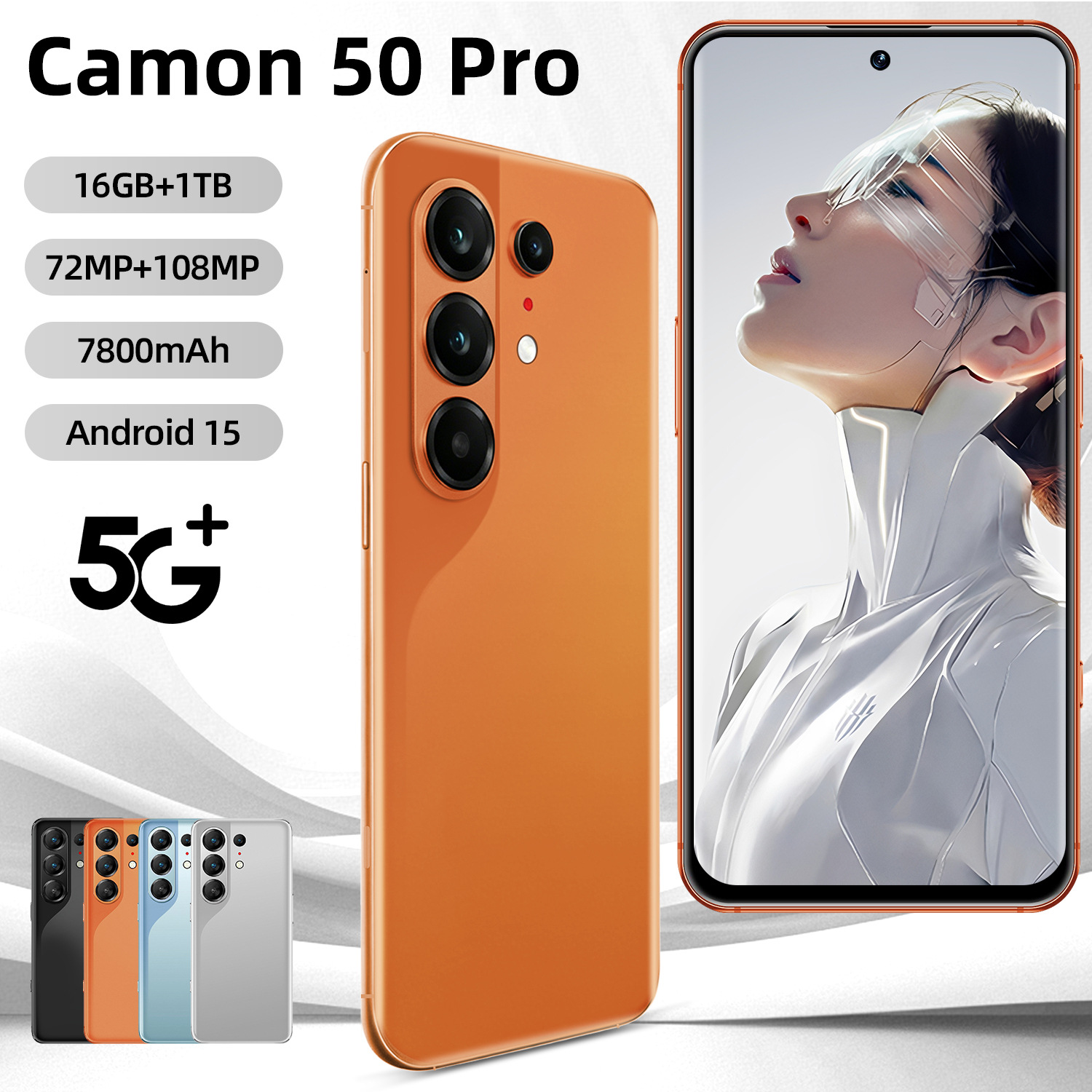 The new cross-border Camon 50 Pro 16+1T is the world's first smartphone manufactured and distributed by a local wholesaler.