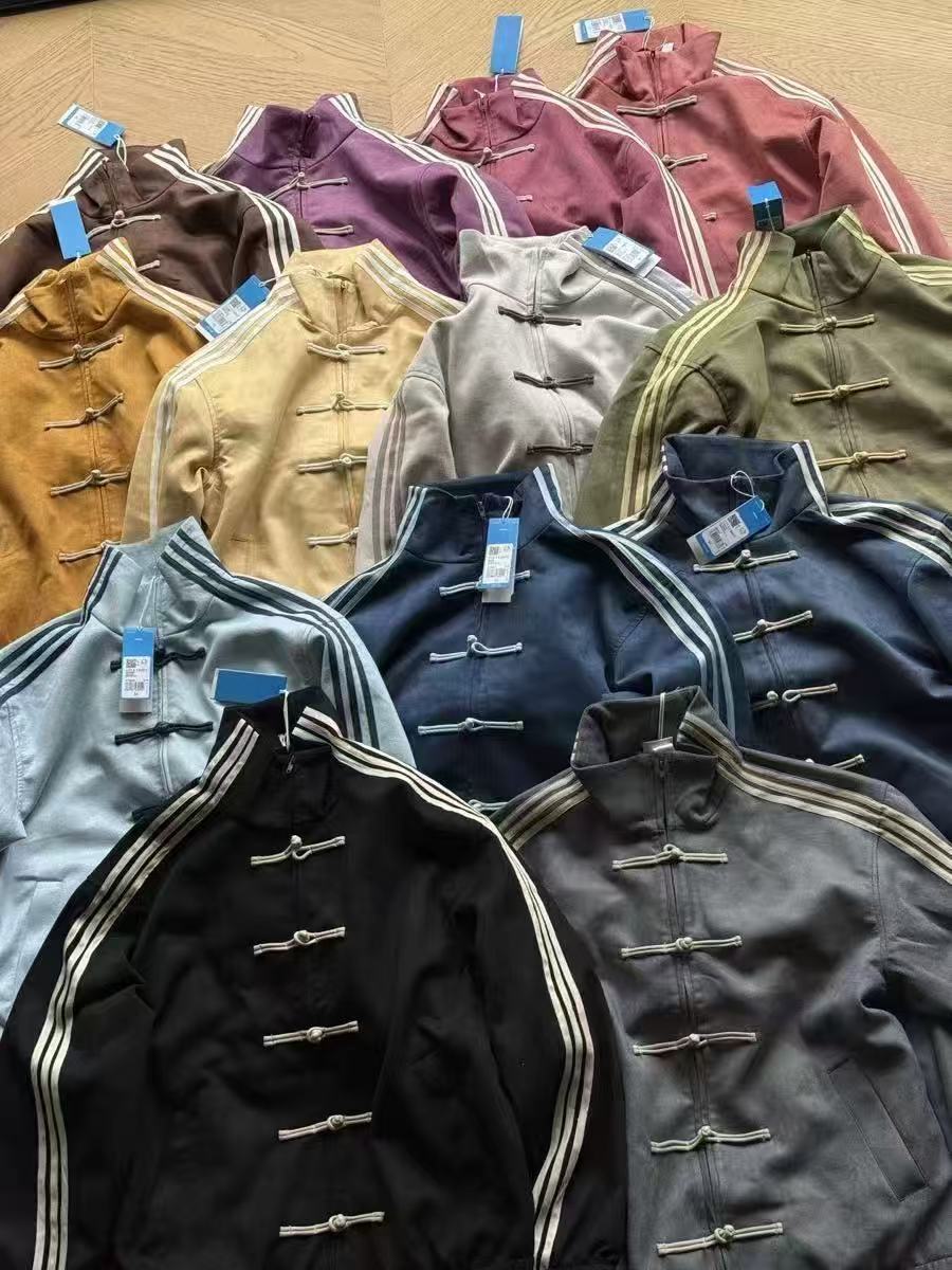 Cross-border foreign trade Chinese-style vintage American three-way tie spring and autumn high street trendy knitwear couples men and women outfits