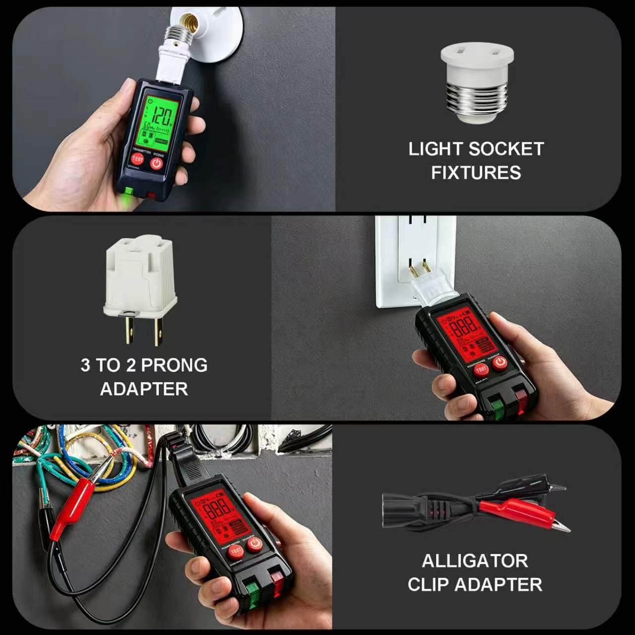 Multifunctional Socket Circuit Breaker Finder Tester Wire Locator Air Switch Tester 5903