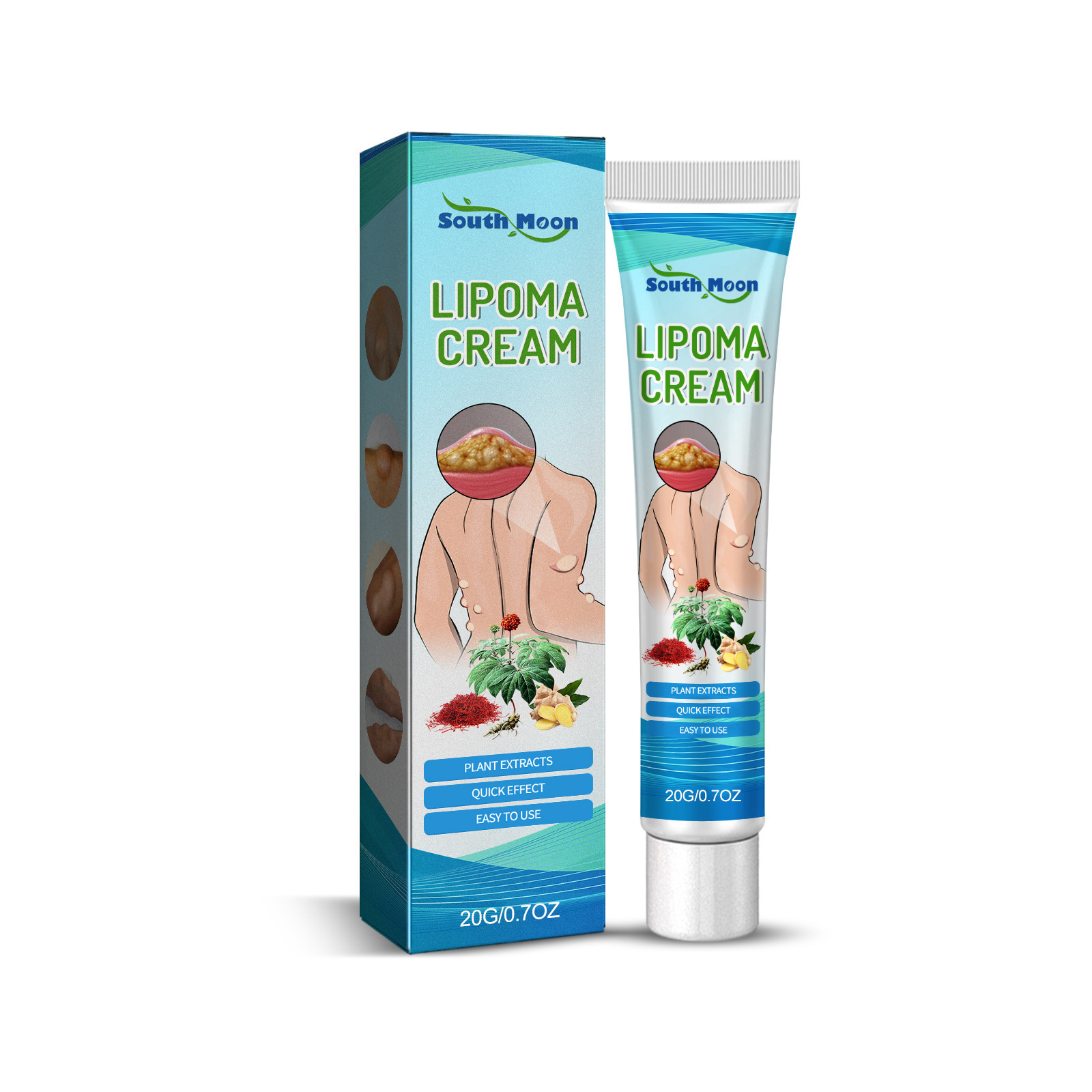 Cross-border South Moon body care series Gentle, nourishing and hydrating massage care with external smears