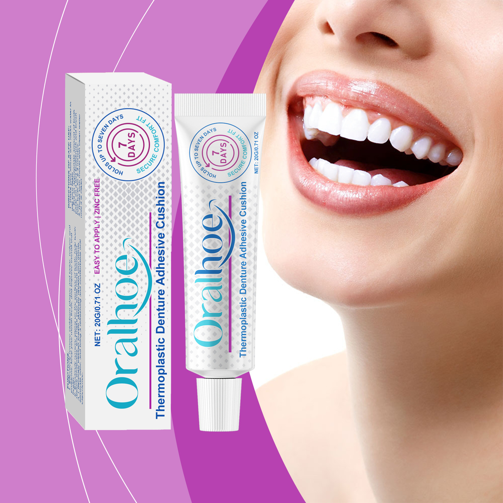ORALHOE denture adhesives