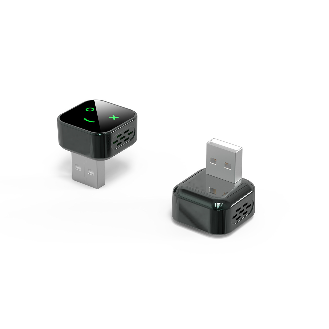 Cross-border source carplay connected box with heat sink holes, 2in1 wireless caplay box