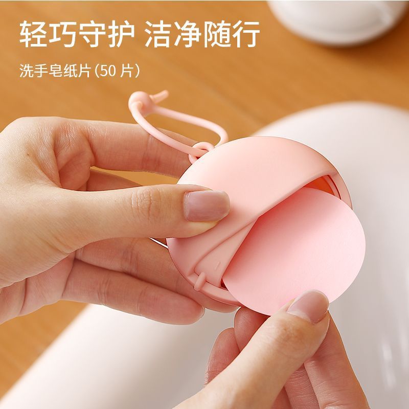 High-efficiency disinfectant disposable hand sanitizer soap sheet students carrying hand sanitizer soap sheet on their travels hanging soap sheet