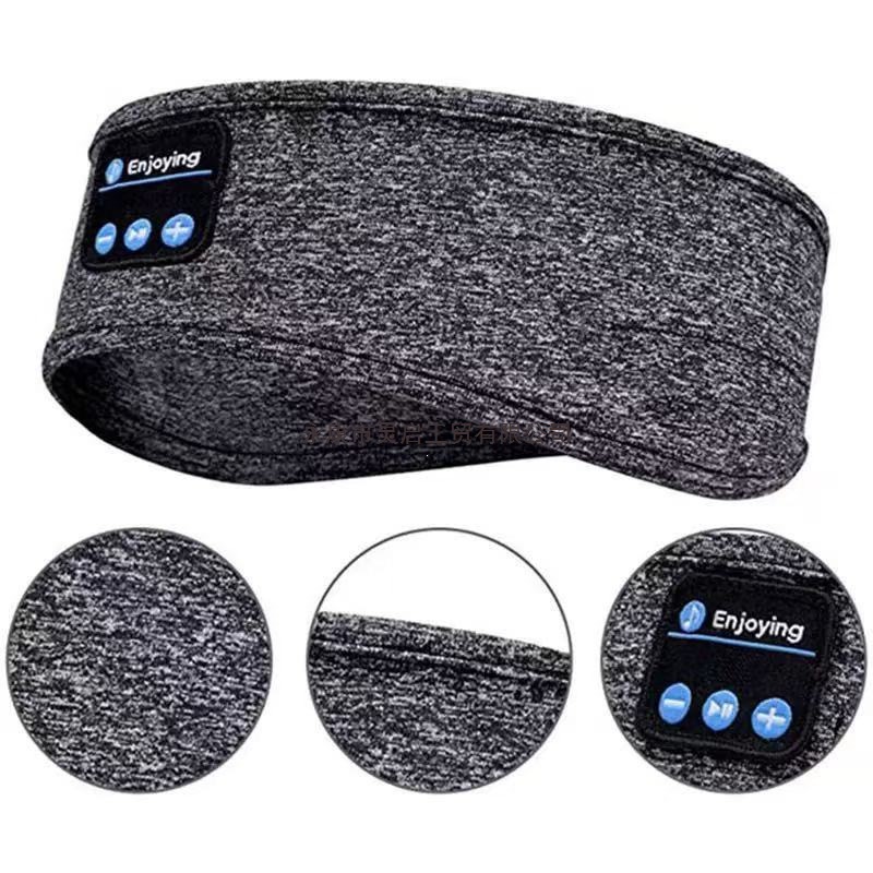A new Bluetooth sports head with a rubber headband, sleeping Bluetooth headset, eye mask, two-user outdoor fitness call headset