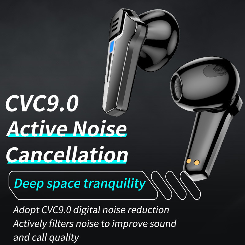 2026 new gaming headset, wireless TWS Bluetooth earphones, stereo sound, compatible with Huawei, Apple, and Android