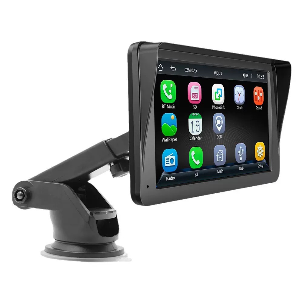 Cross-border new 7 inch portable multimedia bluetooth 7 inch pnd wireless Carplay in-vehicle MP5 player