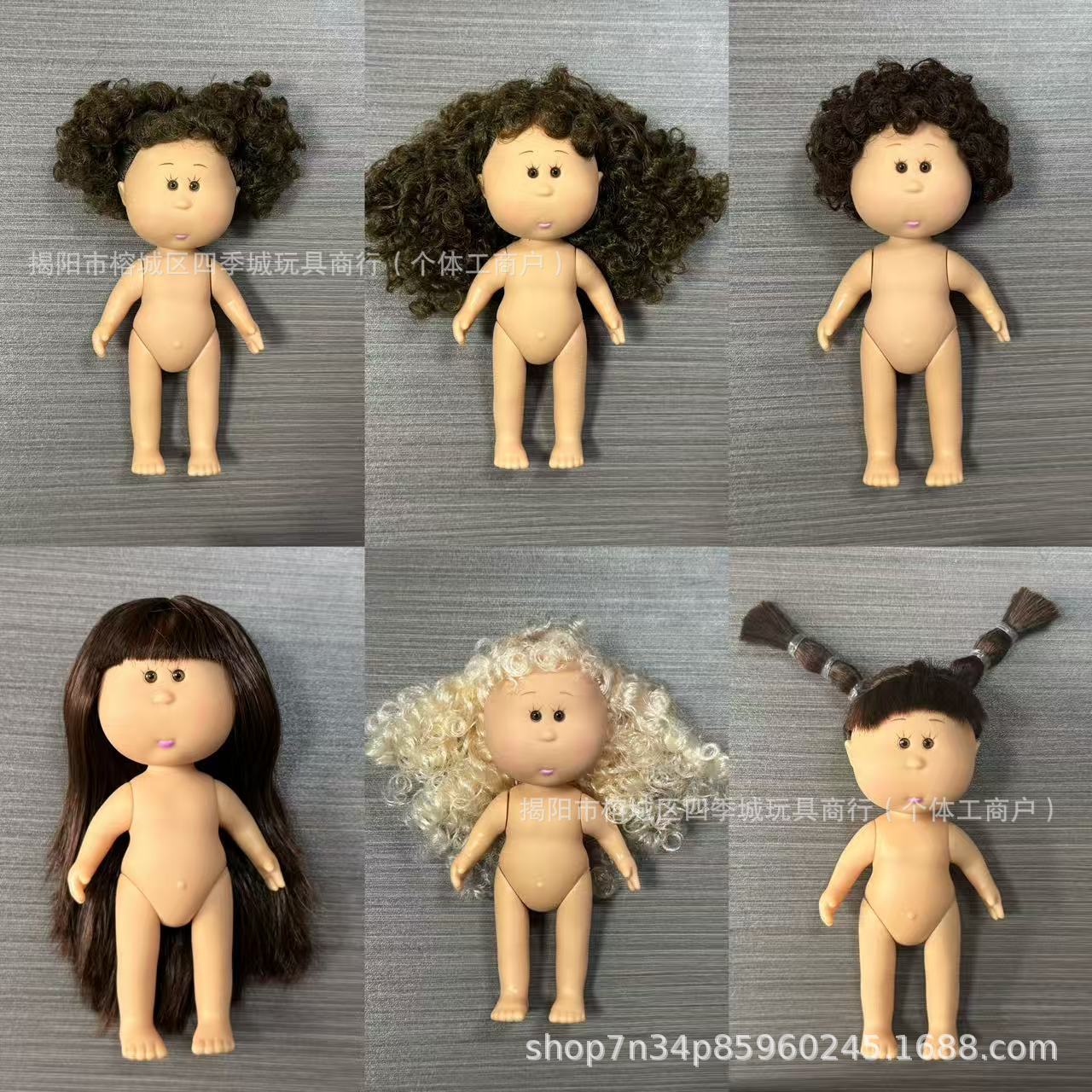 Cross-border Spot Mini Potato Dolls, Naked Dolls, 14 cm Small Potato Dolls, Body Blanks for DIY Dress-Up, Wholesale Dolls