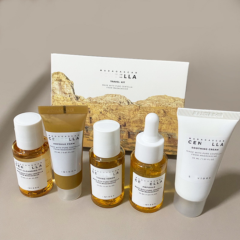 SKIN1004 series of cross-border Korean snowgrass refreshes the skin with water and a bottle of essence to wash the face with cream and care for the skin angel
